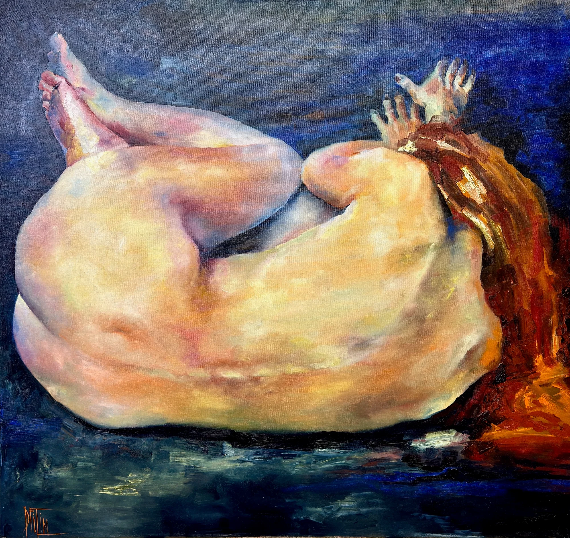 étoile qui s'éteint – peinture à l'huile de Pavel Filin
