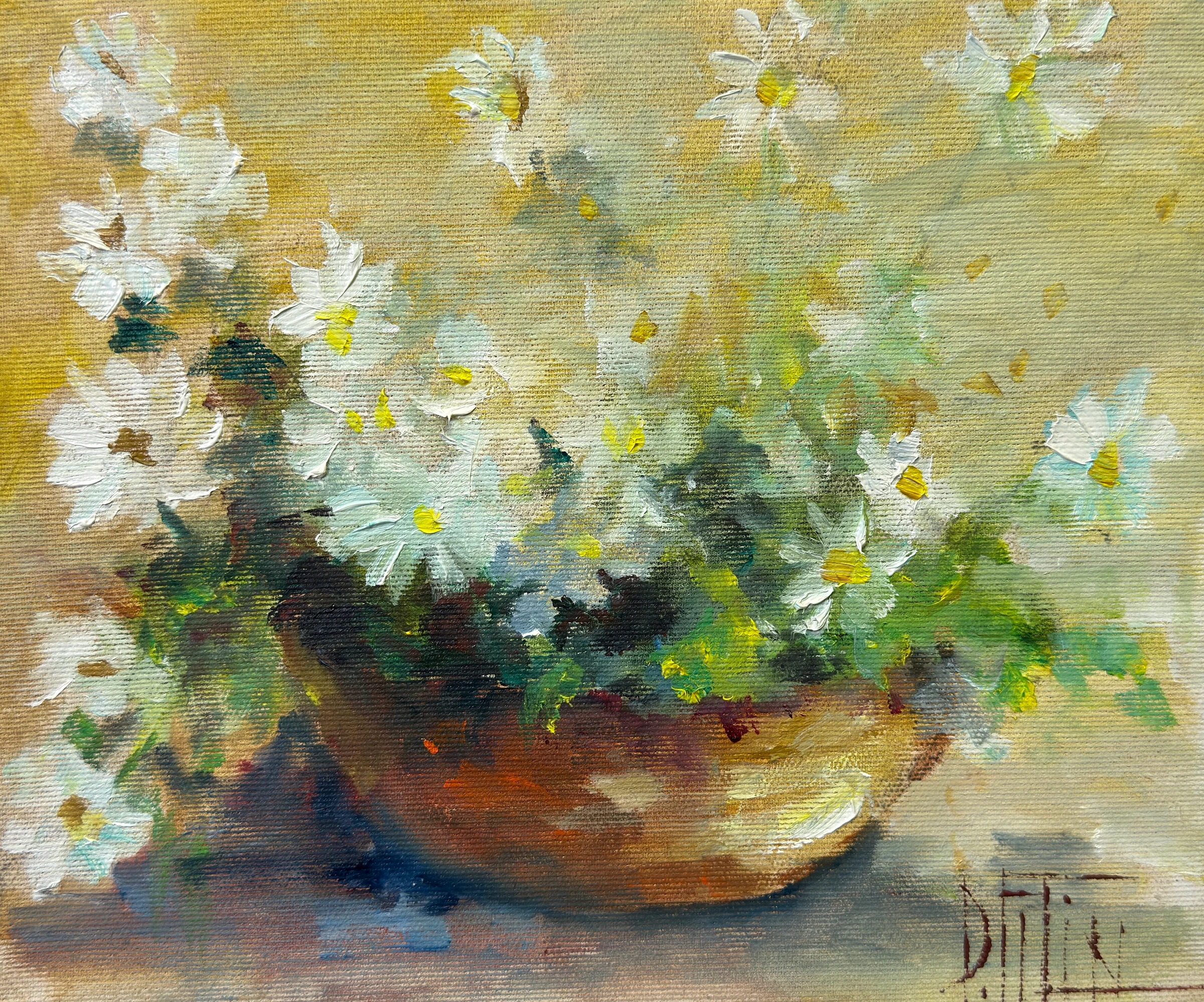 étude de fleurs 1 – peinture à l'huile de Pavel Filin