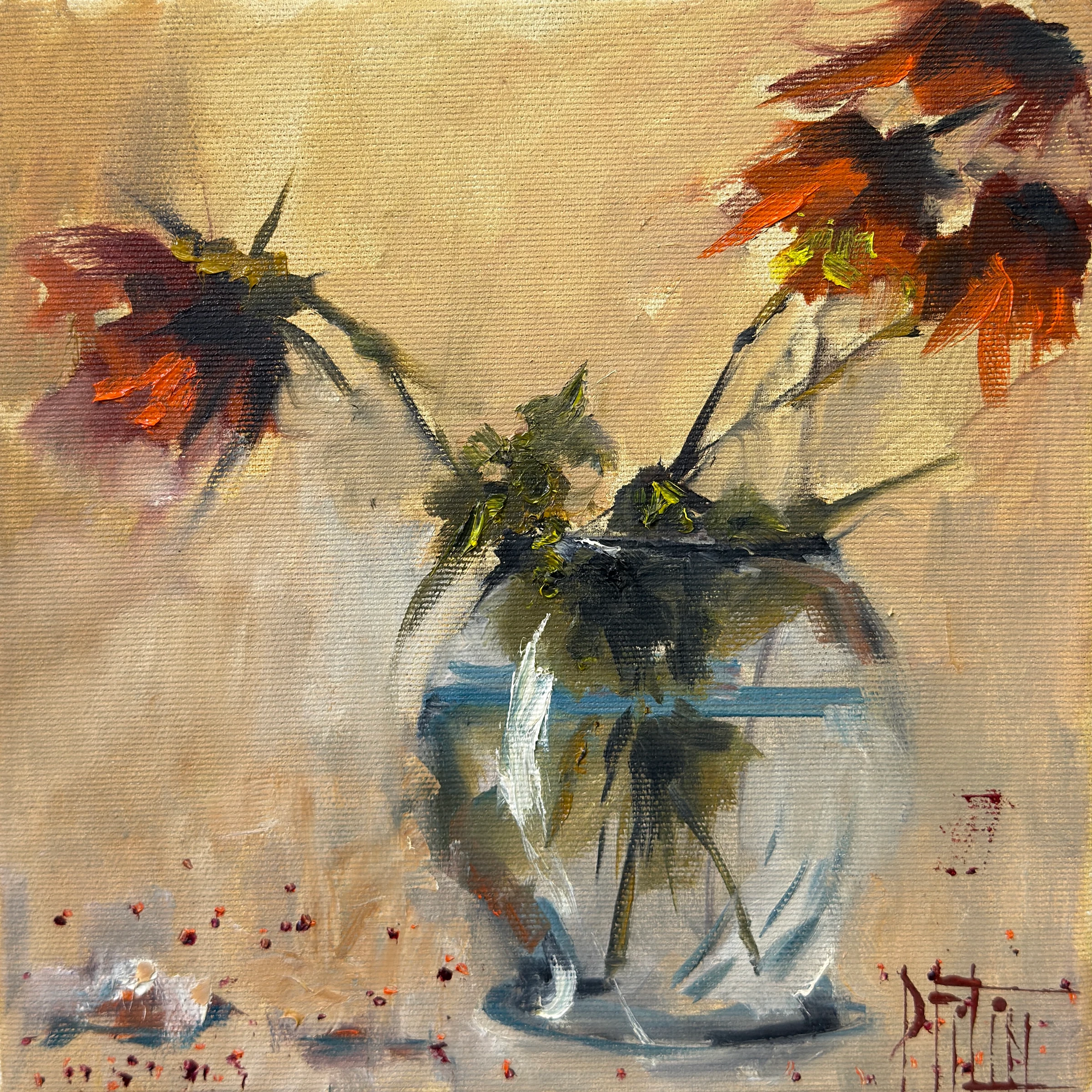 étude florale 10 – peinture à l'huile de Pavel Filin