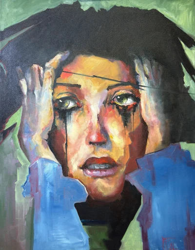 folie – peinture à l'huile de Pavel Filin