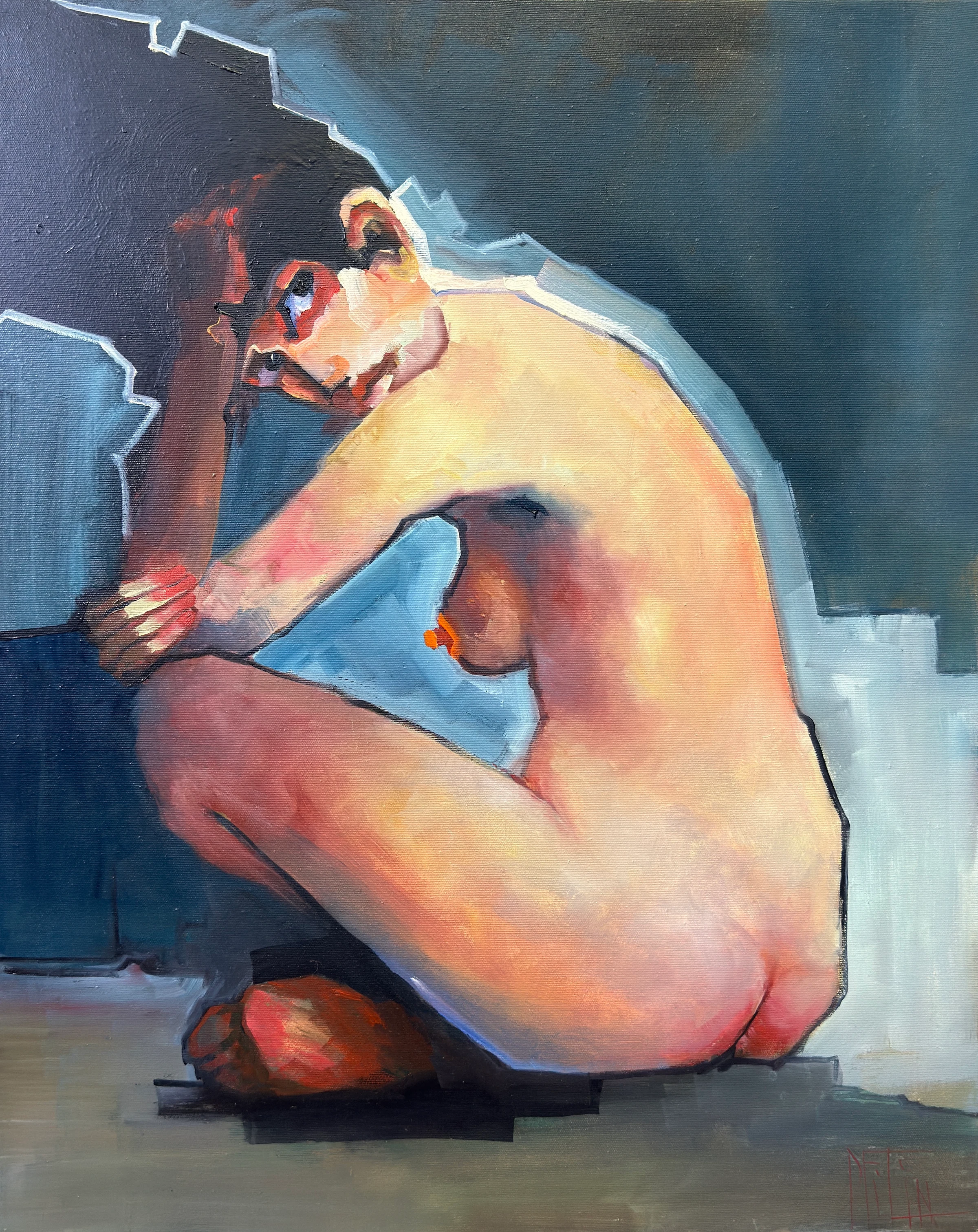 question – peinture à l'huile de Pavel Filin