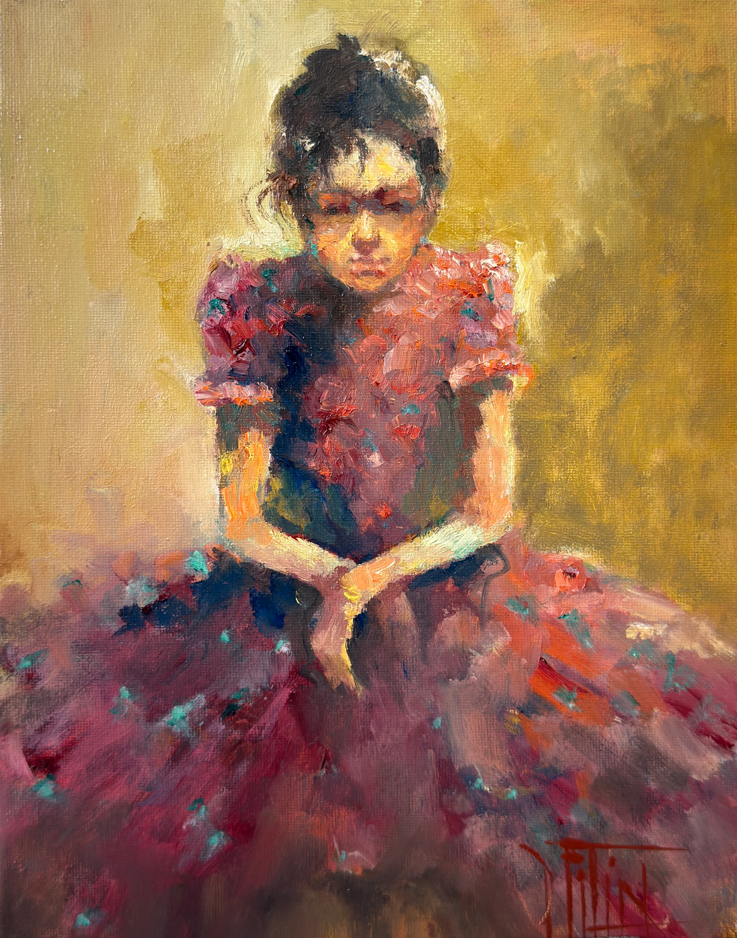 immobile – peinture à l'huile de Pavel Filin