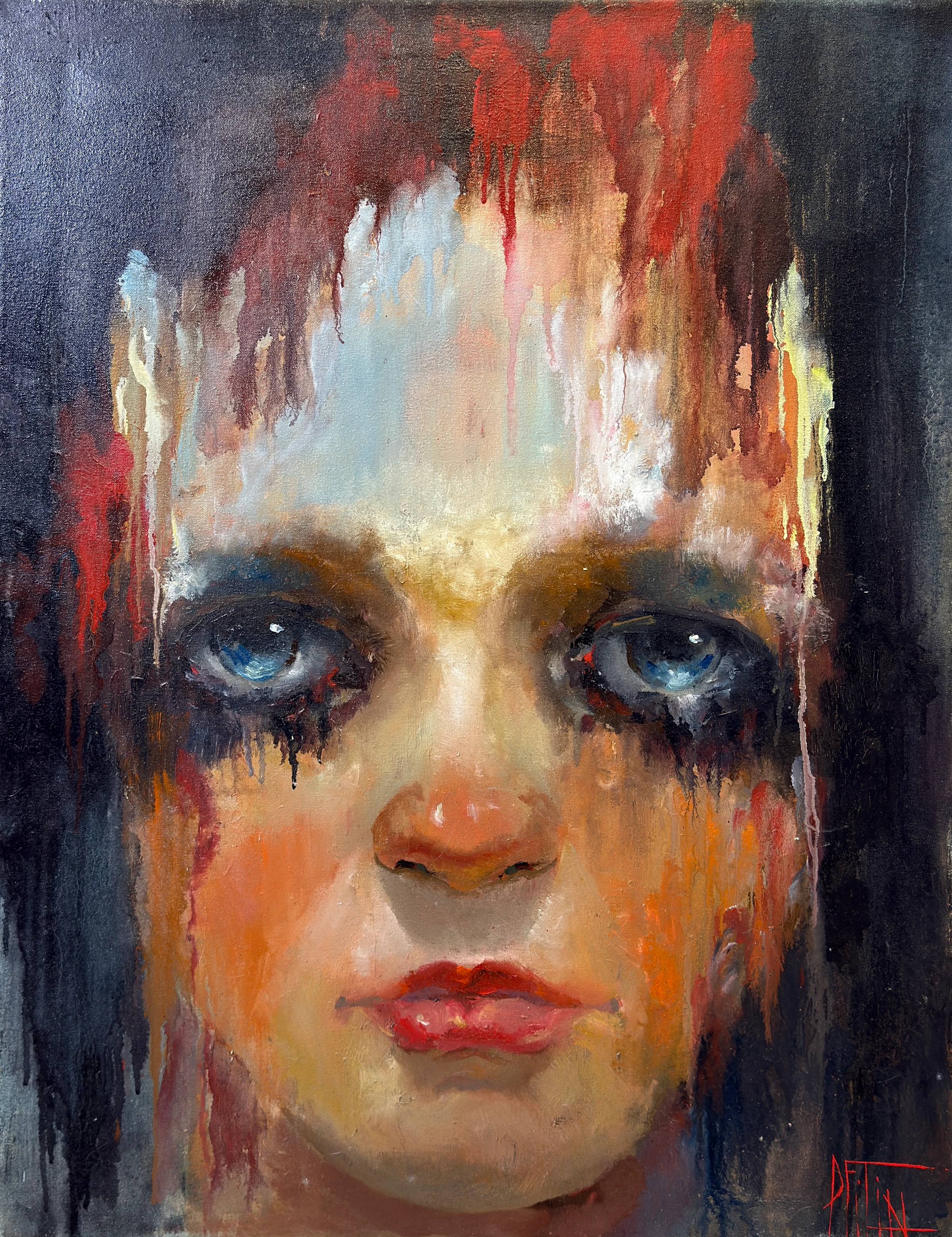 larmes – peinture à l'huile de Pavel Filin