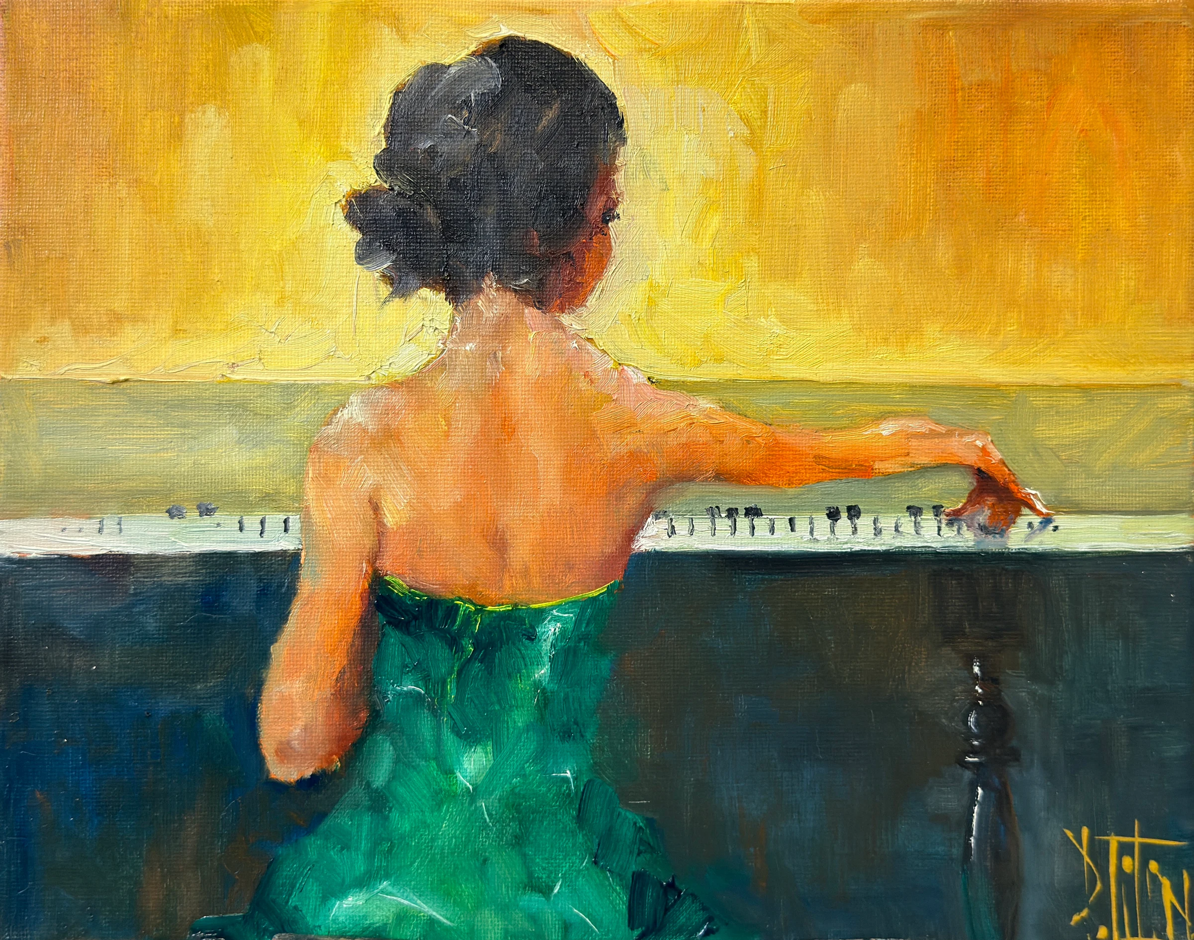 tons chauds – peinture à l'huile de Pavel Filin