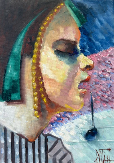murmures d'or – peinture à l'huile de Pavel Filin