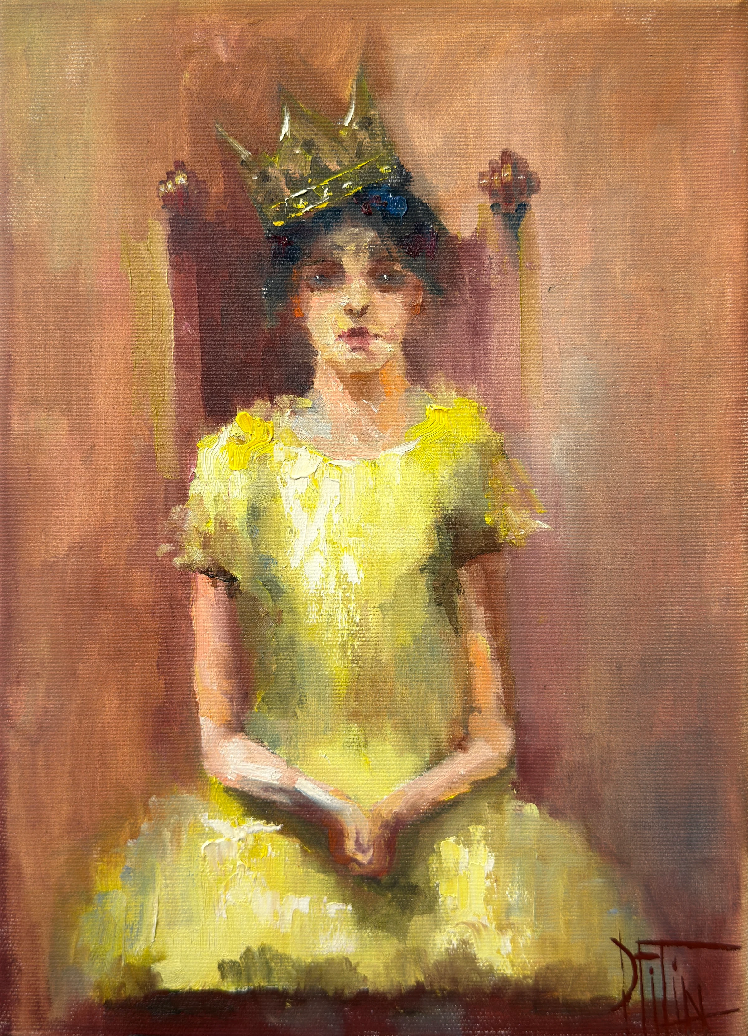 jeune monarque – peinture à l'huile de Pavel Filin